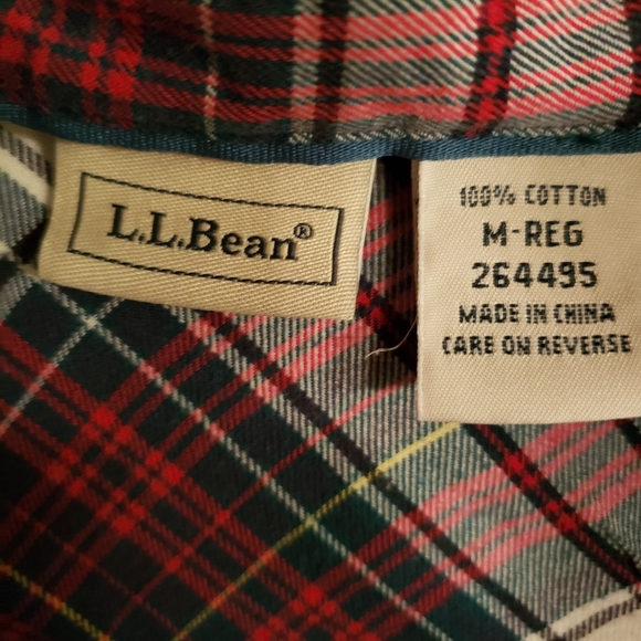 Plaid LL Bean Button Down - Picture 3 of 3